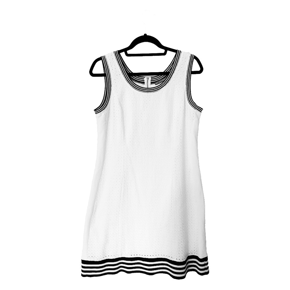 White eyelet tennis dress